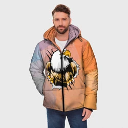 Куртка зимняя мужская Орел 3D, цвет: 3D-черный — фото 2