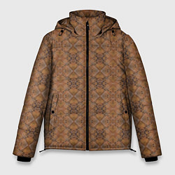 Куртка зимняя мужская Деревянный паркет, цвет: 3D-черный