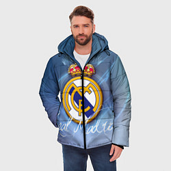 Куртка зимняя мужская FC РЕАЛ МАДРИД, цвет: 3D-черный — фото 2