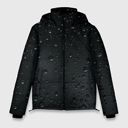 Куртка зимняя мужская Ночной дождь, цвет: 3D-черный