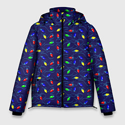 Мужская зимняя куртка Разноцветные Лампочки