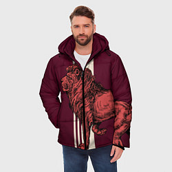 Куртка зимняя мужская Король Лев Lion King, цвет: 3D-черный — фото 2