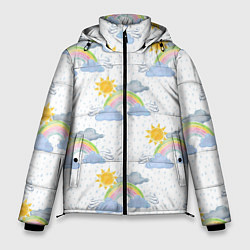 Куртка зимняя мужская Погода, цвет: 3D-черный