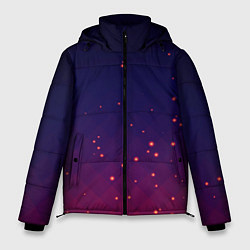 Куртка зимняя мужская Gradient background, цвет: 3D-красный
