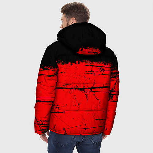 Мужская зимняя куртка КРАСНЫЙ ГРАНЖ RED GRUNGE / 3D-Красный – фото 4
