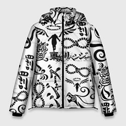 Куртка зимняя мужская ТОКИЙСКИЕ МСТИТЕЛИ ЛОГОБОМБИНГ, цвет: 3D-светло-серый