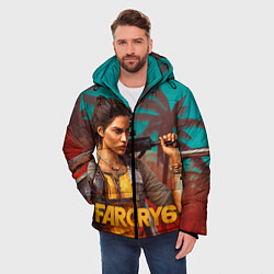 Куртка зимняя мужская Far Cry Dani Rojas, цвет: 3D-светло-серый — фото 2