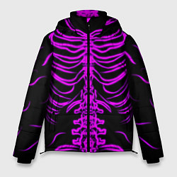 Куртка зимняя мужская Розовые кости, цвет: 3D-черный