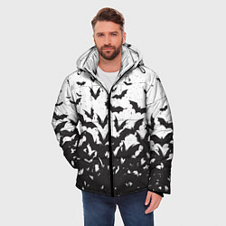 Куртка зимняя мужская Летучие кровососы, цвет: 3D-светло-серый — фото 2