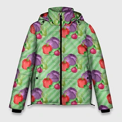 Куртка зимняя мужская Vegan Огород, цвет: 3D-черный