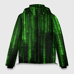 Мужская зимняя куртка Матрица двоичный код