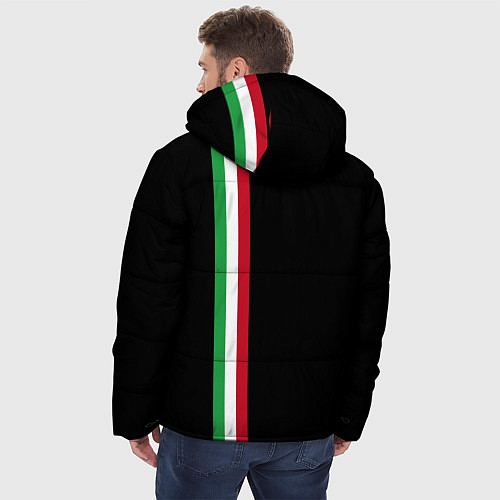 Мужская зимняя куртка DUCATI MOTOCYCLE ITALY LINE / 3D-Красный – фото 4