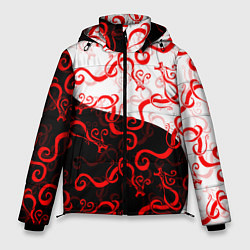 Куртка зимняя мужская ТОКИЙСКИЕ МСТИТЕЛИ TOKYO REVENGERS ДРАКЕН ИНЬ И ЯН, цвет: 3D-красный