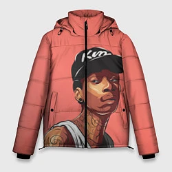Куртка зимняя мужская Wiz Khalifa Art, цвет: 3D-красный