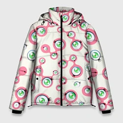 Куртка зимняя мужская Такаси Мураками, Jellyfish Eyes, цвет: 3D-красный