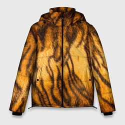 Куртка зимняя мужская Шкура тигра 2022 цвета 3D-черный — фото 1