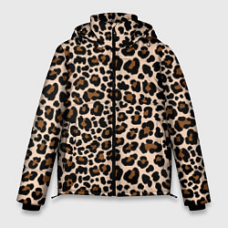 Куртка зимняя мужская Леопардовые Пятна, цвет: 3D-светло-серый