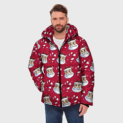 Куртка зимняя мужская Дед Морoз, цвет: 3D-красный — фото 2