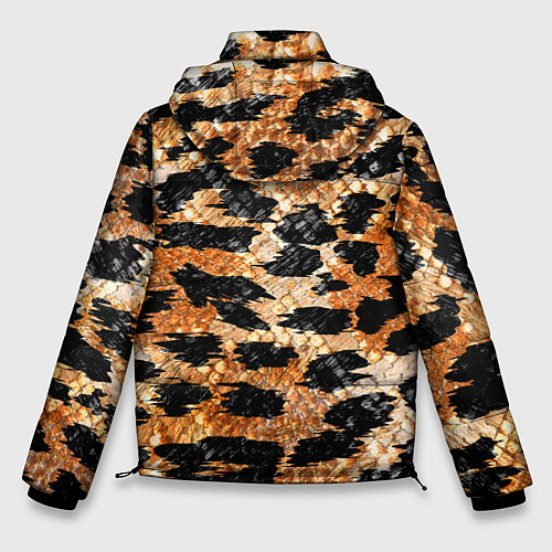 Мужская зимняя куртка Шкура тигра символ года 2022 / 3D-Светло-серый – фото 2
