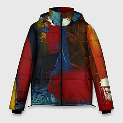 Куртка зимняя мужская СТАРАЯ КРАСКА, цвет: 3D-черный