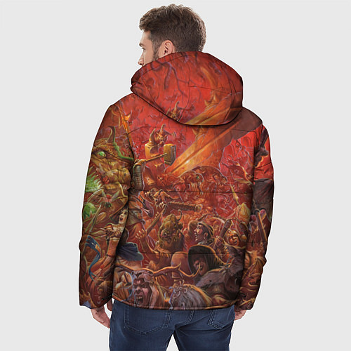 Мужская зимняя куртка Waha Bloody battle / 3D-Красный – фото 4