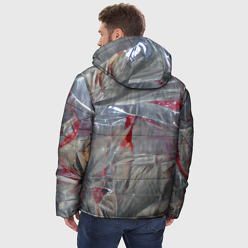 Мужская зимняя куртка Кровавая пленка / 3D-Светло-серый – фото 4