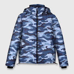 Мужская зимняя куртка Синий Камуфляж Camouflage