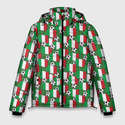 Куртка зимняя мужская Италия футбол, цвет: 3D-светло-серый