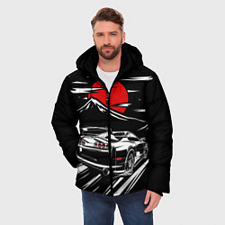 Куртка зимняя мужская TOYOTA SUPRA Под Луной, цвет: 3D-светло-серый — фото 2