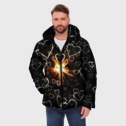 Куртка зимняя мужская Star in the Heart, цвет: 3D-светло-серый — фото 2