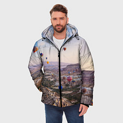 Куртка зимняя мужская Воздушные Шары!, цвет: 3D-красный — фото 2