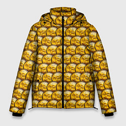 Мужская зимняя куртка Золотые Биткоины Golden Bitcoins