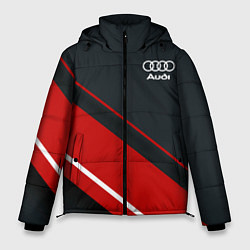 Мужская зимняя куртка Audi sport red