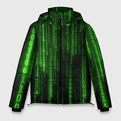 Куртка зимняя мужская Бегущий по коду, цвет: 3D-светло-серый