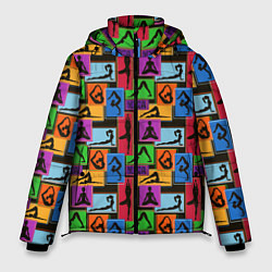 Куртка зимняя мужская Пластика Тела, цвет: 3D-красный