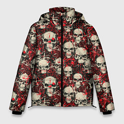Мужская зимняя куртка Кровавые Черепа Skulls