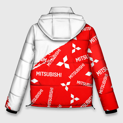 Мужская зимняя куртка Mitsubishi Паттерн / 3D-Светло-серый – фото 2