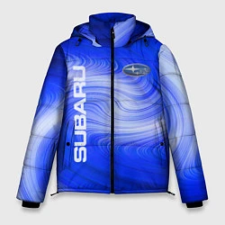 Куртка зимняя мужская Subaru субару, цвет: 3D-светло-серый