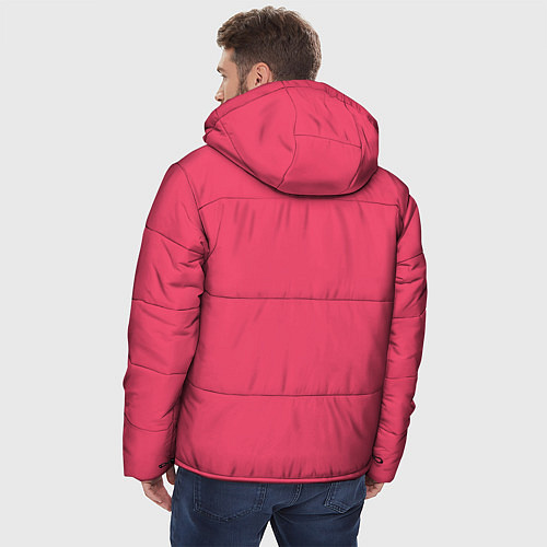 Мужская зимняя куртка Ген и Сэнку / 3D-Красный – фото 4