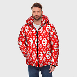 Куртка зимняя мужская Red Pattern Dope Camo Dope Street Market Спина, цвет: 3D-красный — фото 2