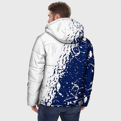 Мужская зимняя куртка Тоттенхэм Хотспур брызги / 3D-Красный – фото 4