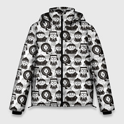 Куртка зимняя мужская Южный парк - персонажи South Park, цвет: 3D-черный