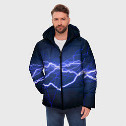 Куртка зимняя мужская Lightning Fashion 2025 Neon, цвет: 3D-черный — фото 2