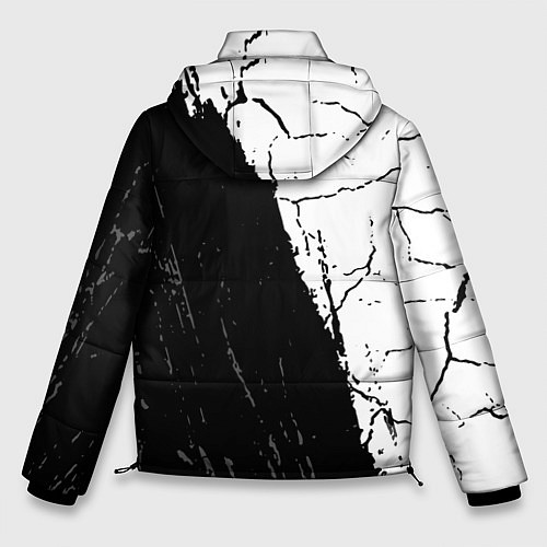 Мужская зимняя куртка Marilyn manson Трещины / 3D-Светло-серый – фото 2