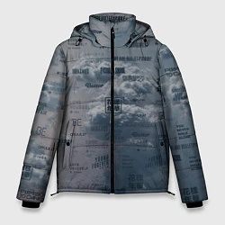 Куртка зимняя мужская BTS Дискография, цвет: 3D-черный