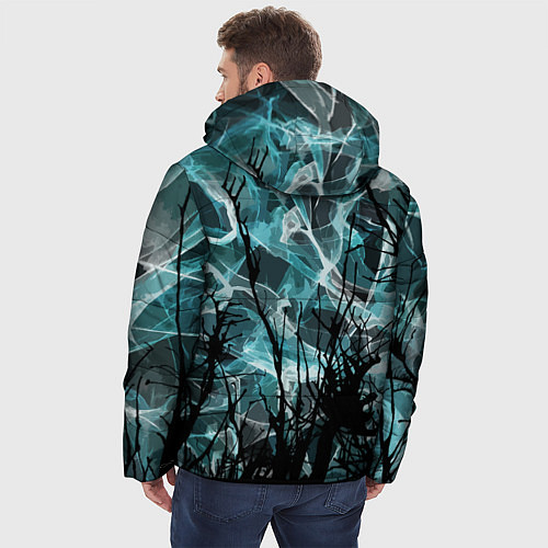 Мужская зимняя куртка Темный лес Дополнение Коллекция Get inspired! F-r- / 3D-Светло-серый – фото 4