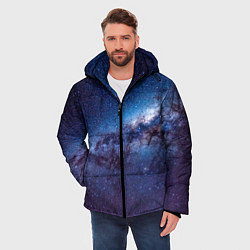 Куртка зимняя мужская Космос просто космос!, цвет: 3D-светло-серый — фото 2