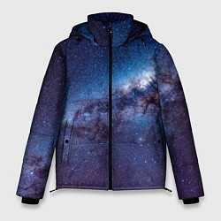 Куртка зимняя мужская Космос просто космос!, цвет: 3D-красный