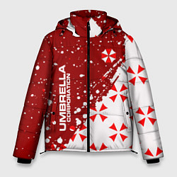 Куртка зимняя мужская Resident Evil Umbrella Corporation паттерн, цвет: 3D-светло-серый