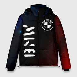 Куртка зимняя мужская BMW BMW Звезды, цвет: 3D-черный